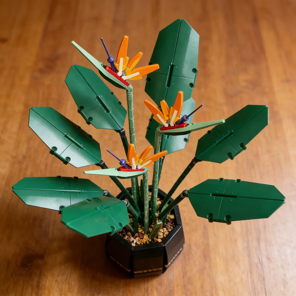 1378PCS 파라다이스 버드 빌딩 블록 모델 10289 블록 장난감 어린이 생일 크리스마스 선물을위한 파티 선물