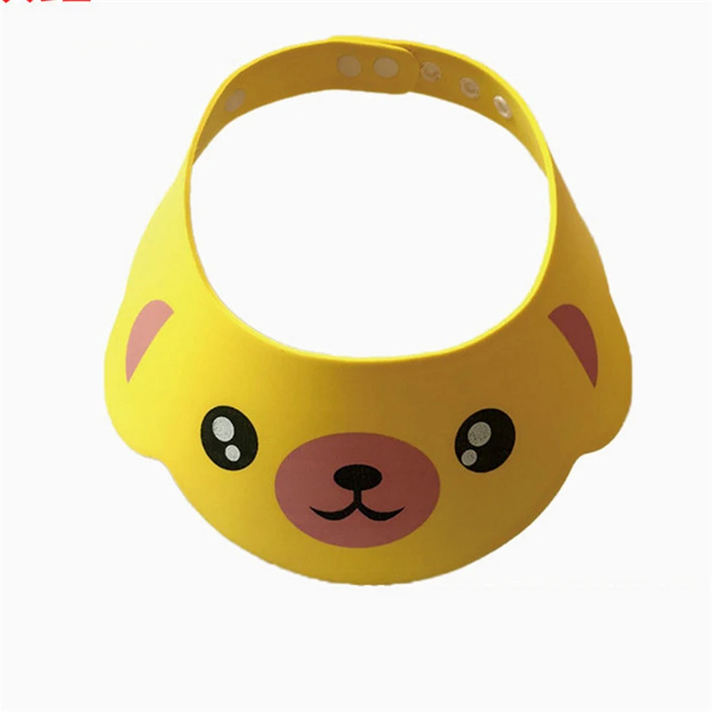 Bebe Lovely Baby Hat Toddler Adjustable Kids Shampoo Bathing Shower Cap For Baby Care Supplies Infant Wash Hair Visor Caps