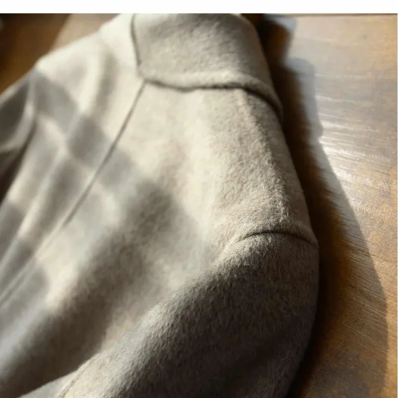 Women's Autumn Winter Fashion Elegant Solid Color Lapel Button Pocket Temperament Versatile Long Sleeved Slim Fit Suit Jacket