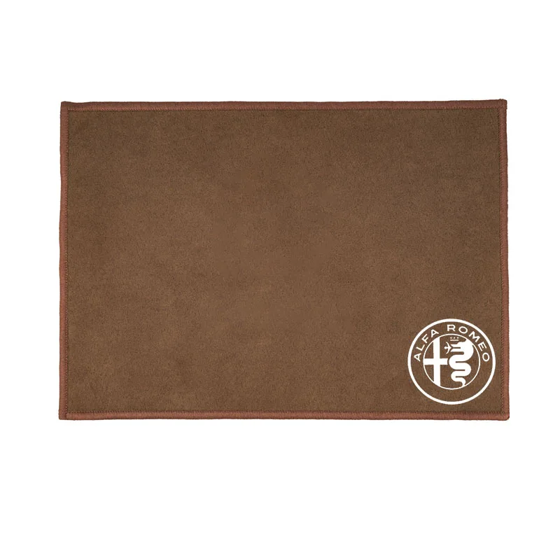 Luxurious Car Emblem Suede Microfiber Cleaning Towel