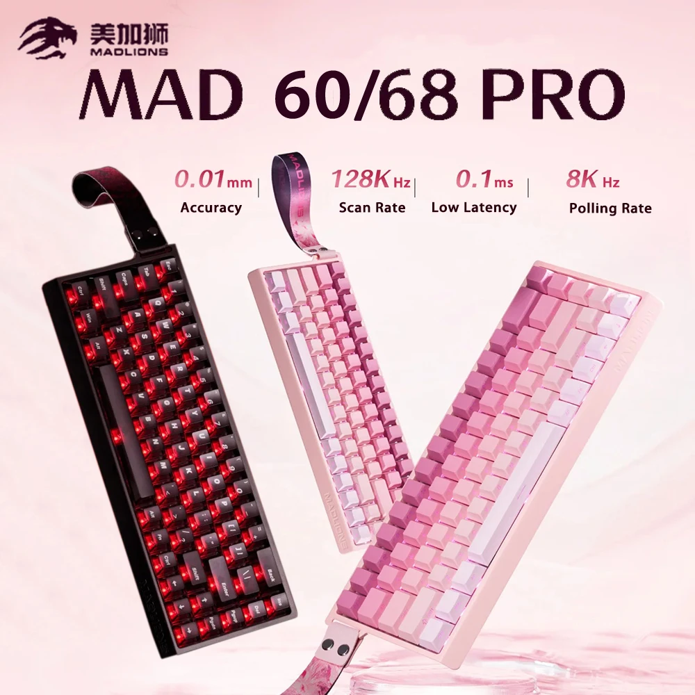 MADLIONS MAD 60/68 HE メカニカルキーボード磁気スイッチラピッド