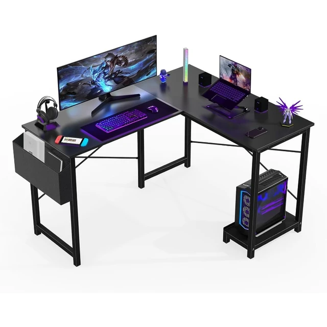 L-Shaped Computer Desk office table mesa escritorio gaming desk - AliExpress