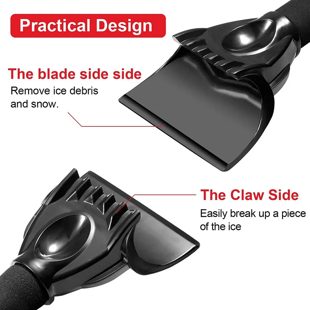 Winter Detachable Car Snow Sweeping Shovel with EVA Foam Handle Auto Cleaning Brush Ice Scraper Remover Auto Windshield