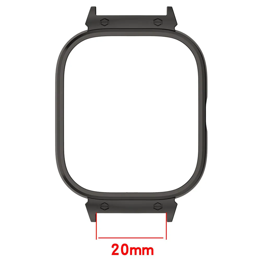 Redmi Watch Metal Frame Protector - 20MM Stainless Steel Bumper Cover