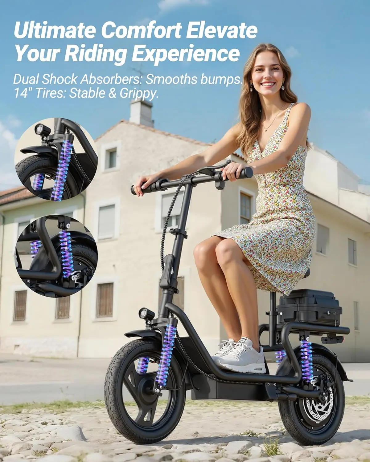 Electric Scooter for Adults,14 6