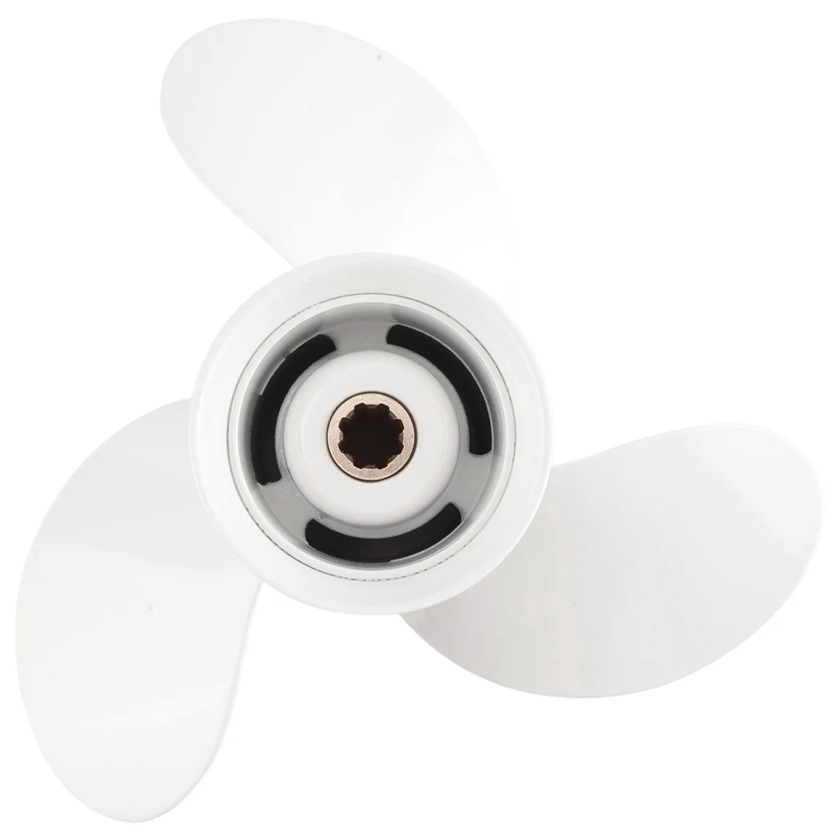 9 1/4 X 9-J New Aluminum Alloy 3 Blade Outboard Propeller for Yamaha 9.9-15Hp