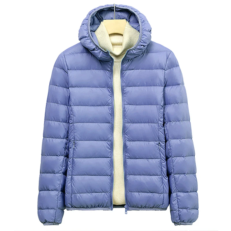 Women Winter Jackets Ultra Light White Duck Down Coat Female - Main Image