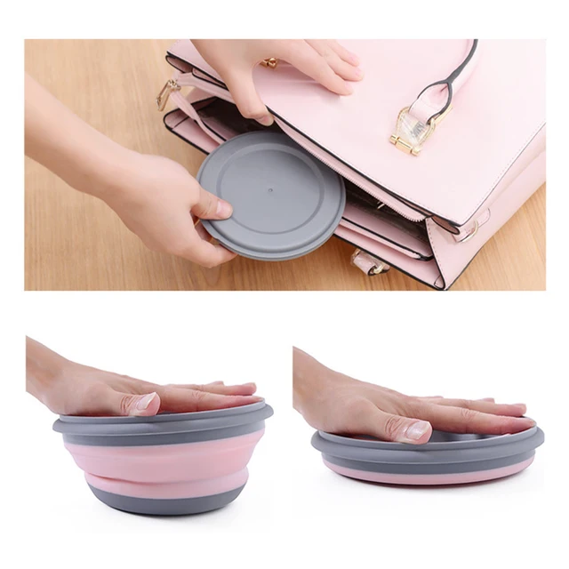 3-Piece Foldable Silicone Lunch Box Set 3