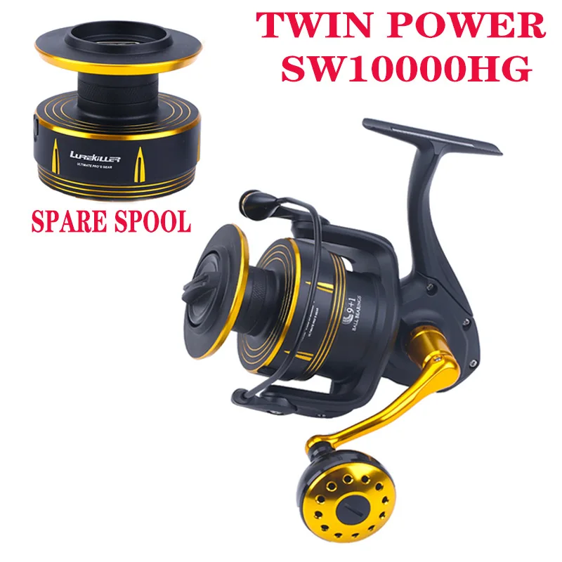 Lurekiller SW6000HG/SW10000HG Spinning Jigging Reel Metal High