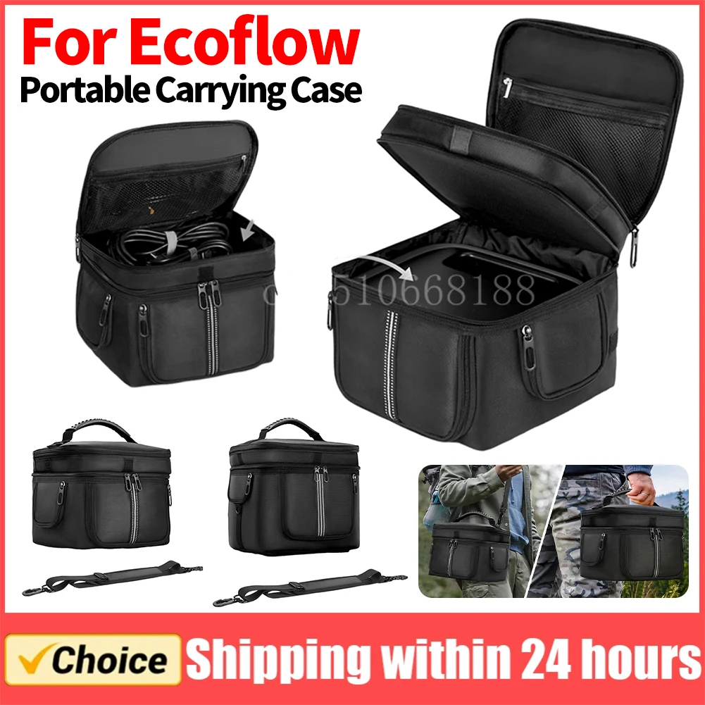 Carrying Case for Ef Ecoflow River 2 Portable Power Station Bag Storage Case for Ecoflow River 3/3 Plus for Ecoflow Delta 3 Plus