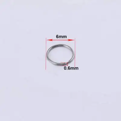 50pcs Key Ring Connectors for DIY Keychain Crafting Projects