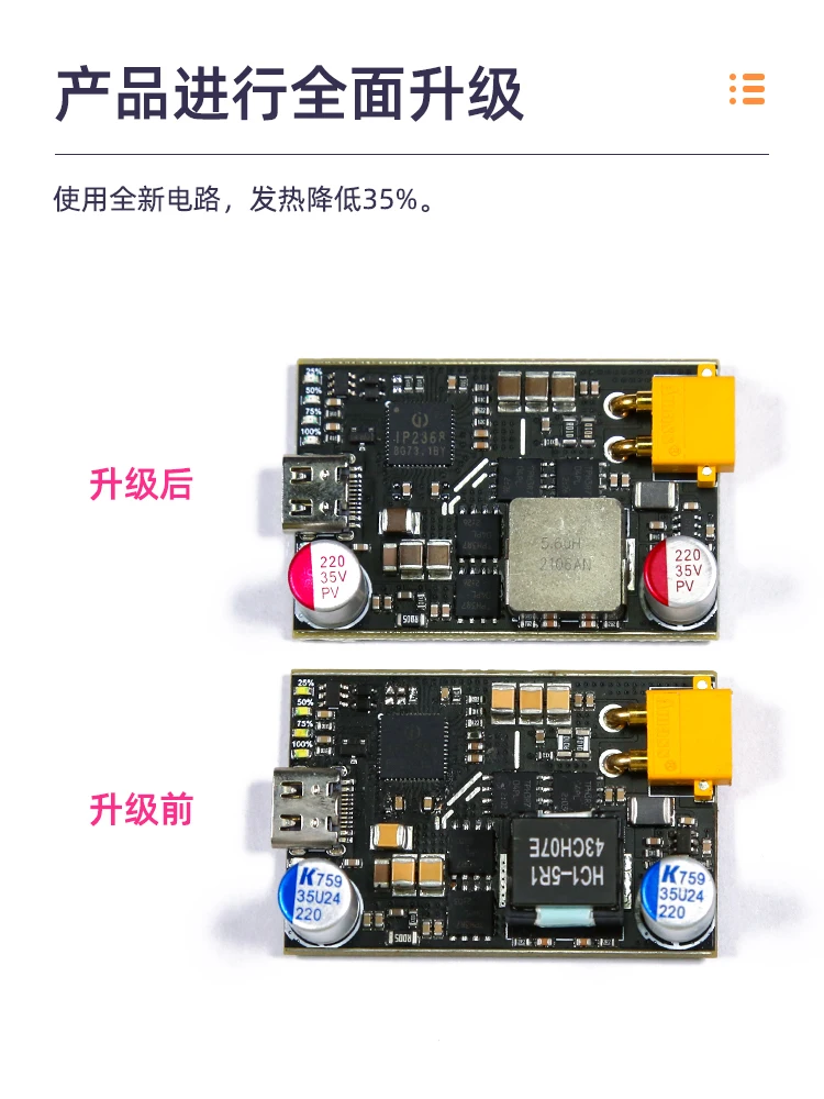 IP2368PRO 양방향 고속 충전 모듈, 100W 고전력 데스크탑 충전기, 마더보드, 전체 프로토콜 고속 충전 PD