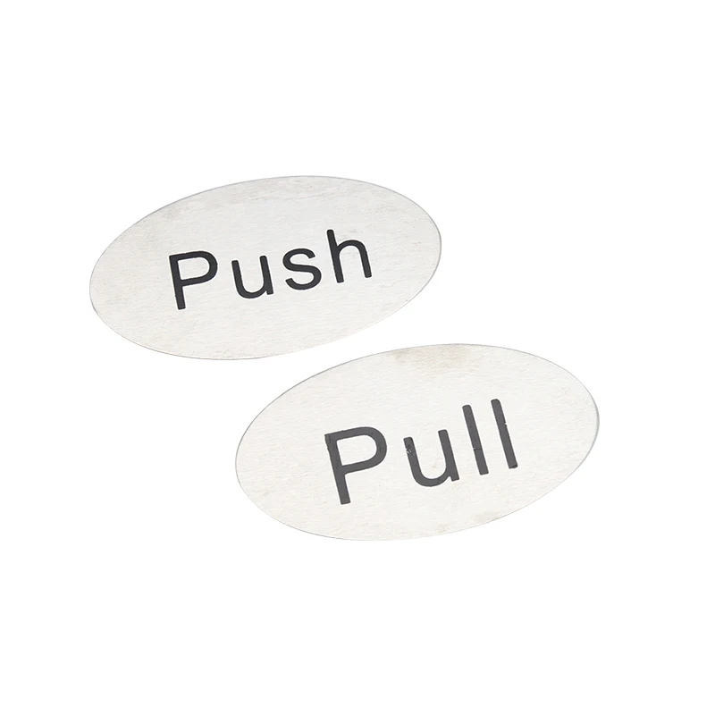 Acrylic Pushpull Pair of Signboards Premium PUSH / PULL Door Sign
