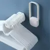Clothes Hanger Storage Rack Hanger Stacker Wide Applications Saving Space Abs Large Capacity Clothes Hanger Shelf 5