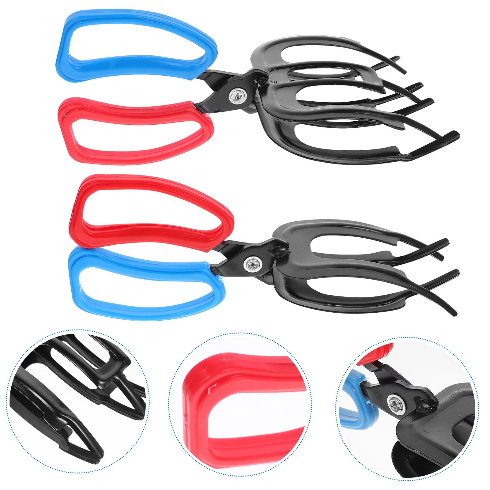 

2PCS Fish Gripper 2-teeth and 3-teeth Fishing Hook Remover Fish Lip Grip Tool