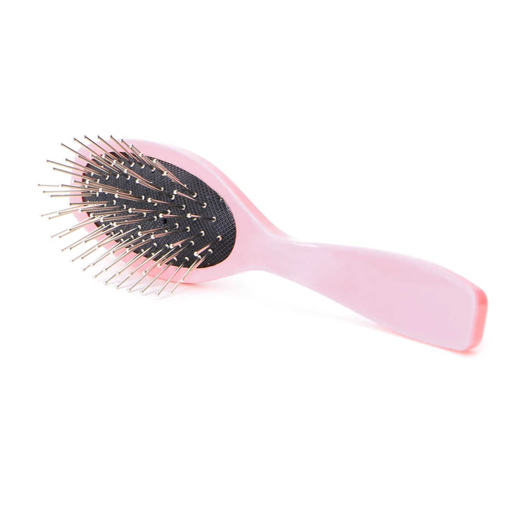 Professional Anti Static Steel Comb Brush For Wig Hair Extensions Training 4
