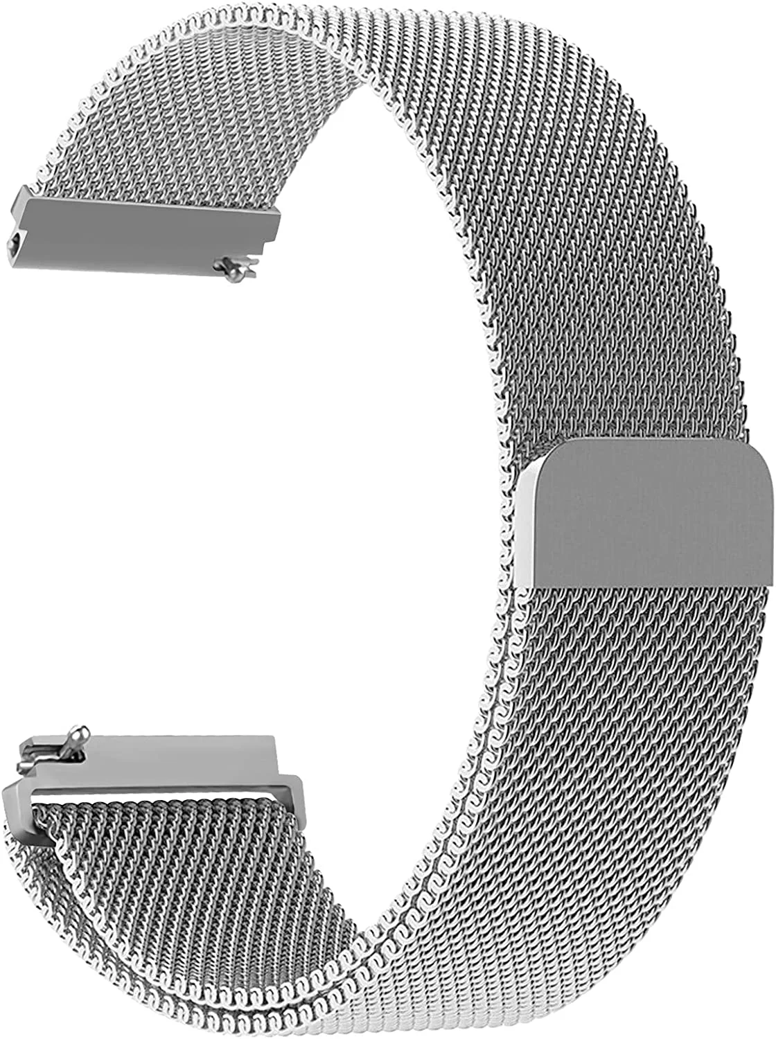 Premium 22mm Milanese Metal Loop Band Replacement Wristband
