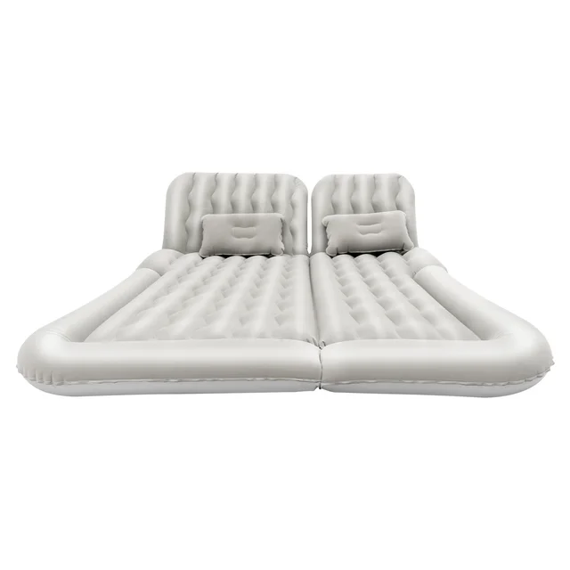Inflatable Bed with Headrest Foldable PVC 2