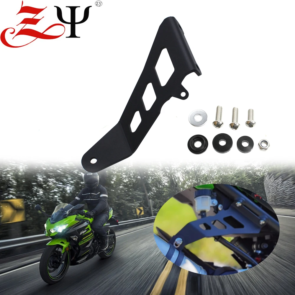 

Fit For KAWASAKI Ninja400 2018 2019 2020 2021 Motorcycle Exhaust Hanger Bracket Accessories Muffler Support Ninja 400