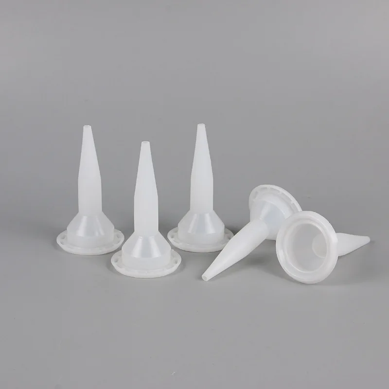 1/6/10/20pcs Universal Caulking Gun Nozzles Plastic Glass Glue Sealant Silicone Caulking Tips Mouth Home Construction Tools caulking gun nozzles