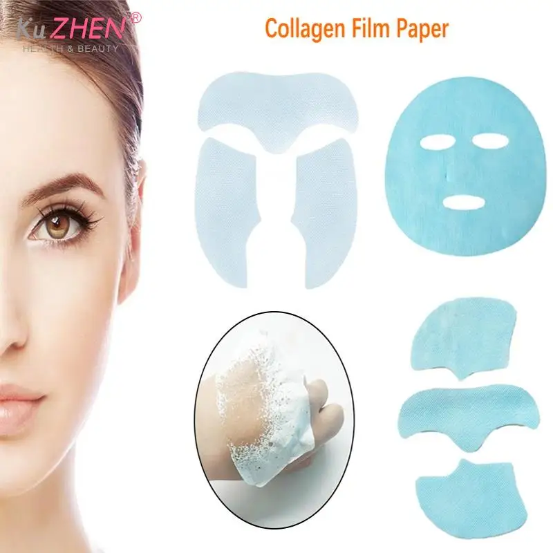 

Collagen Film Paper Soluble Facial Mask Face Skin Cheek Sticker Forehead Patch Smile Lines Patches Anti-aging Wrinkles Remover