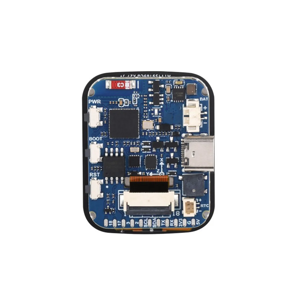 M18K-ESP32-S3 1.69inch Touch Screen Development Board LCD Round Display WiFi Bluetooth with QST Attitude Gyro Sensor QMI8658C
