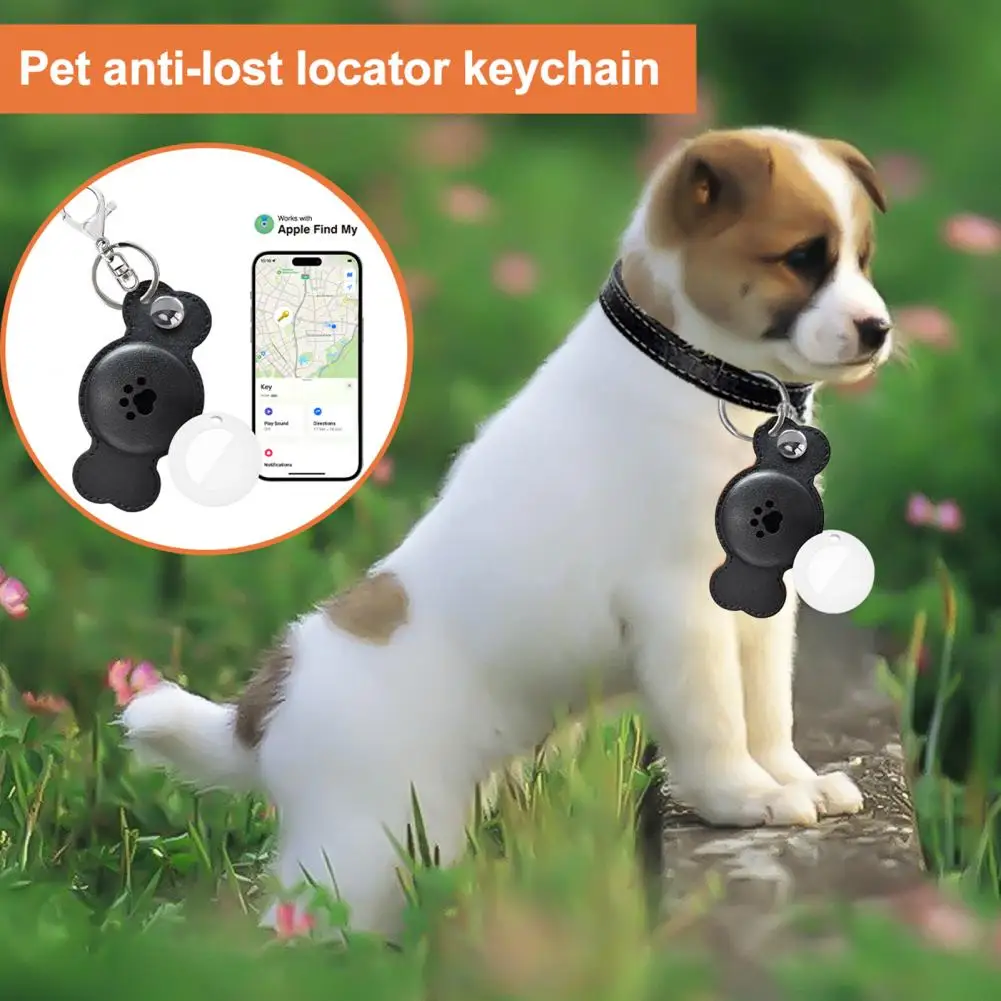 Pet GPS Tracker Smart Dog Cats Tracker Anti-lost Alarm Wireless Child Bag Wallet Key Finder Locator for IOS14.5/IPhone6S Above