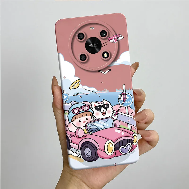 Sweet Painted Soft Silicone Phone Case - Cute Printed Design Cover