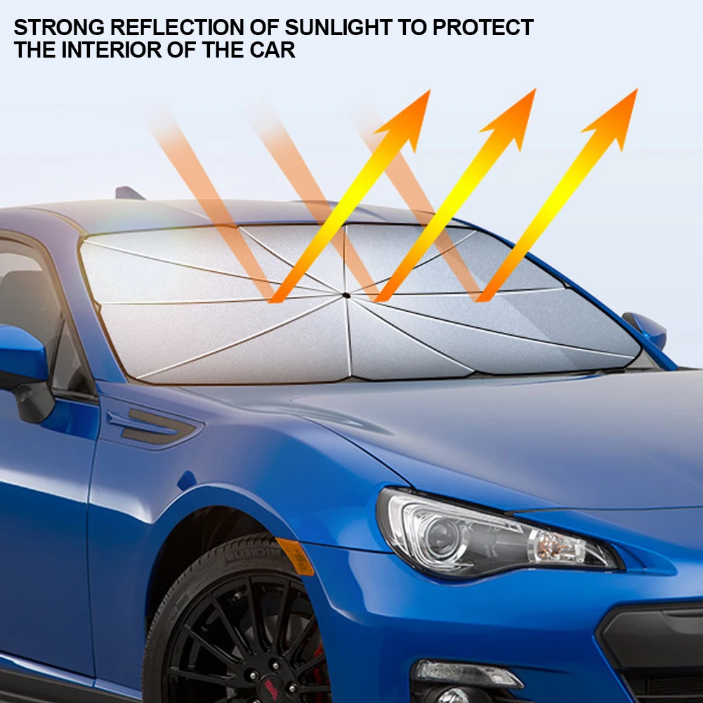 Car Windshield Sunshade Umbrella Summer Auto Anti-UV Sun Shade Window Curtain Sun Protection Visor for Car Interior Accessories