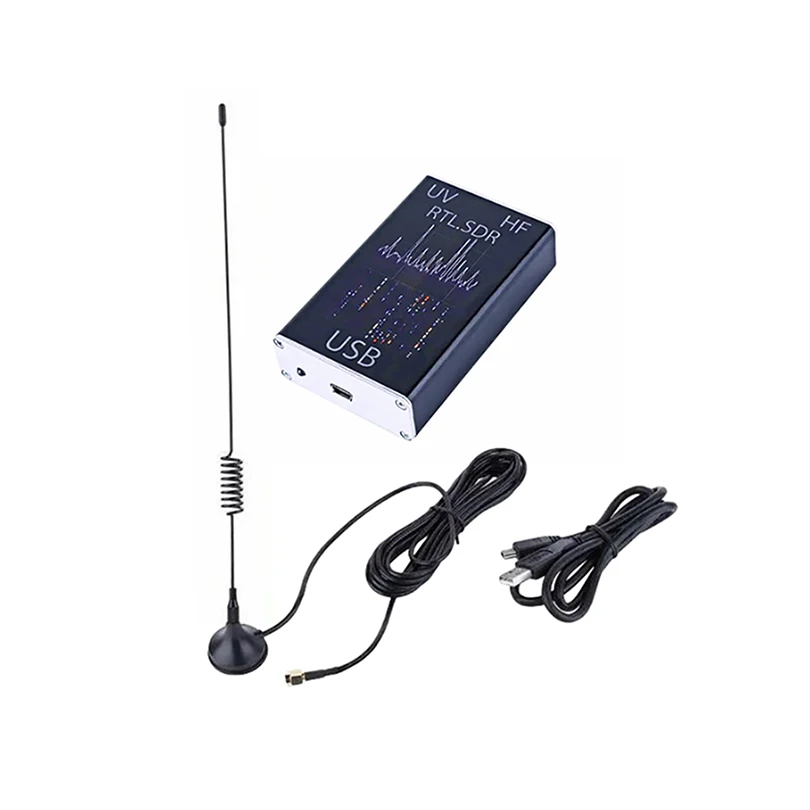 Antenne dédiée pour récepteur radio météo 137-138 MHz, montée sur un support.