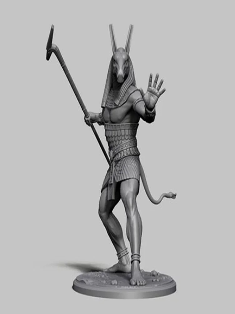 Unmontierter 1/32 54MM ANCIENT Ritter mit Speer 54MM Miniaturmodellbausätze aus Kunstharz, unbemalt