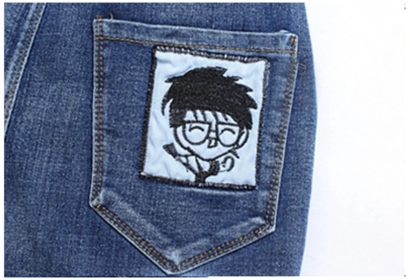 Kids Pants Boys Jeans IENENS Fashion Boys Jeans Spring Autumn Long Pants Young Boy Straight Denim Trousers Elastic Waist Pants Cowboy Plus Size
