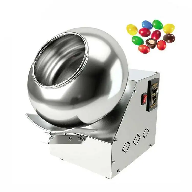 

Commercial chocolate almond nut coating machine