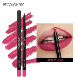 Vibrant Matte Lipliner Set - Waterproof, Moisturizing, Long - Lasting & Non - Stick Formula (12)