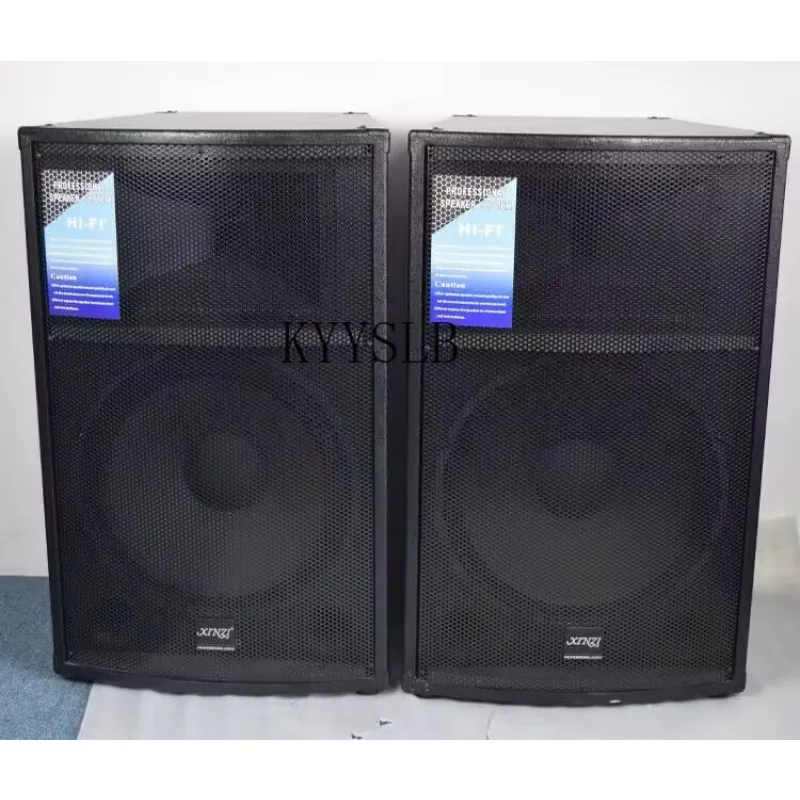 KYYSLB Stage Speaker Single 15 inch High Power Professional Performance Sound System Wedding Outdoor Square Event