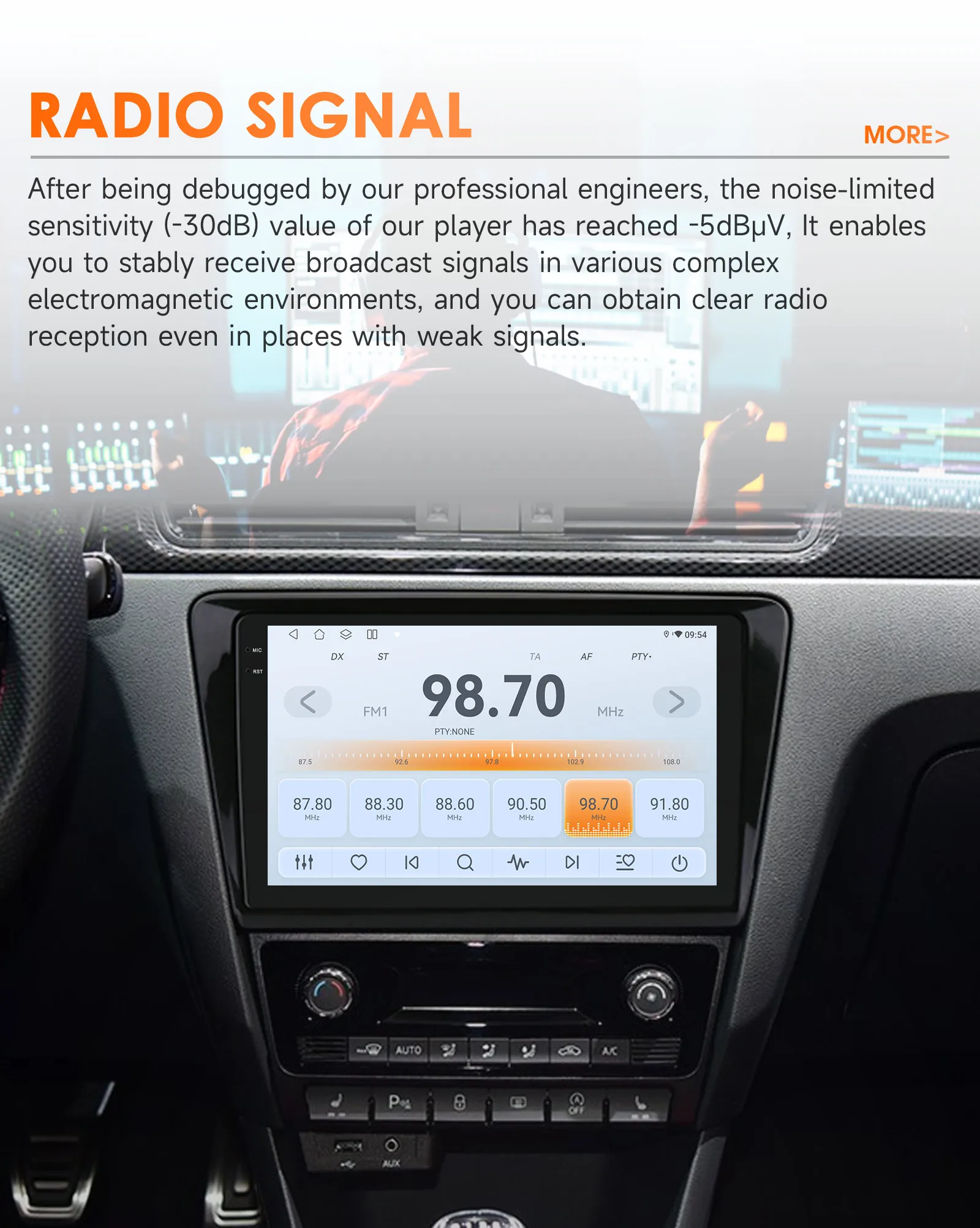 Autoradio für Skoda Rapid Seat Toledo 2013–2019, intelligentes Autoradio, GPS-Carplay, 9 Zoll Stereo-Multimedia von Snapdragon 6115 – Detail 19