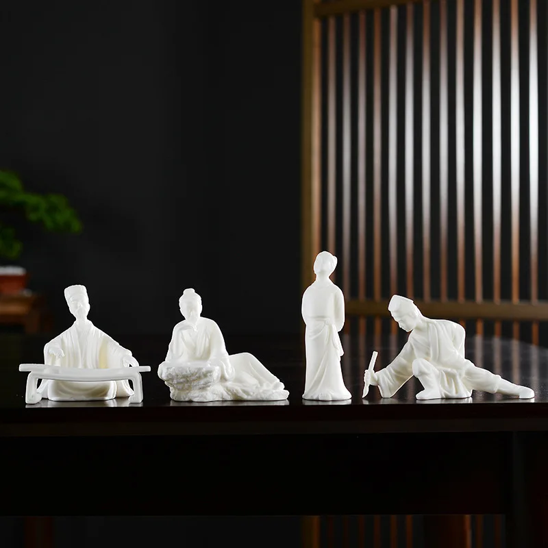 Micro Landscape Decoration Tea Set, Piano, Chess, Calligraphy and Painting, Flower Pet Bonsai, Figure Landscape Tea Pet