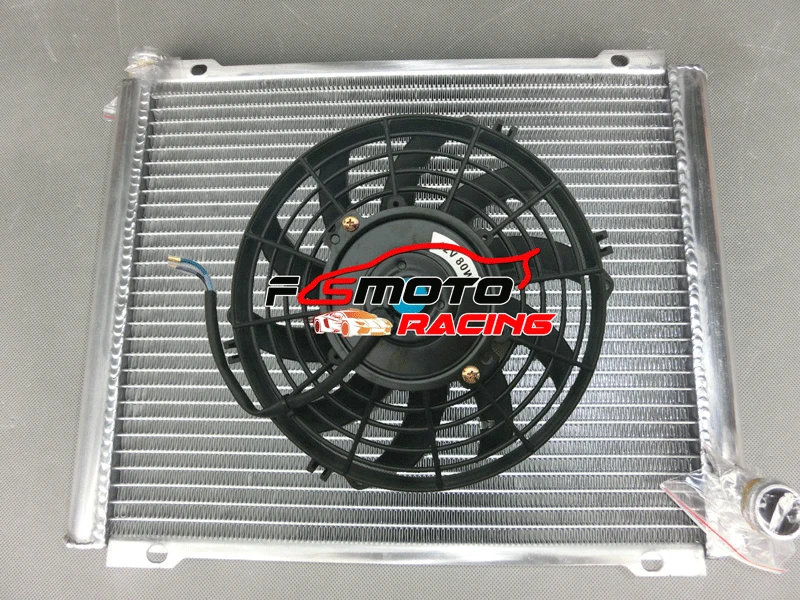 3Row Aluminum Radiator + Fan For CAN AM OUTLANDER/MAX/RENEGADE L 450/500/650/800/1000 2012 2013 2014 2015 2016 12 13 14 15 16