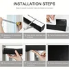 Self-Adhesive Pleated Blind High Shading Non-Woven Window Shade Bathroom Kitchen Balcony Zebra Blackout Curtain 5