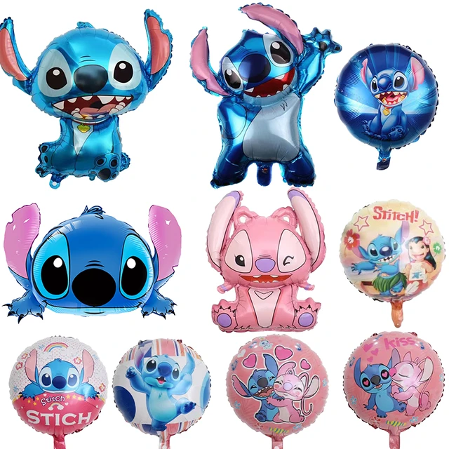 Ballons Stitch - Disney - Lilo et Stitch - 5 pièces - Ballon aluminium  mylar - Sans