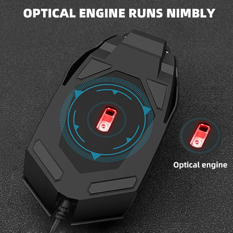 gaming mouse colorful led gaming mouse e-sports USB 5000 DPI Wired mice optical wired gamer for desktop laptop PC computer