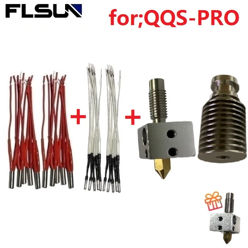 Flsun Qqs Pro Tubo Di Riscaldamento Accessori Per Stampanti 3D Modulo Ugello 24 V40W Le Parti Del Riscaldatore A Cartuccia Temperatur All'Ingrosso