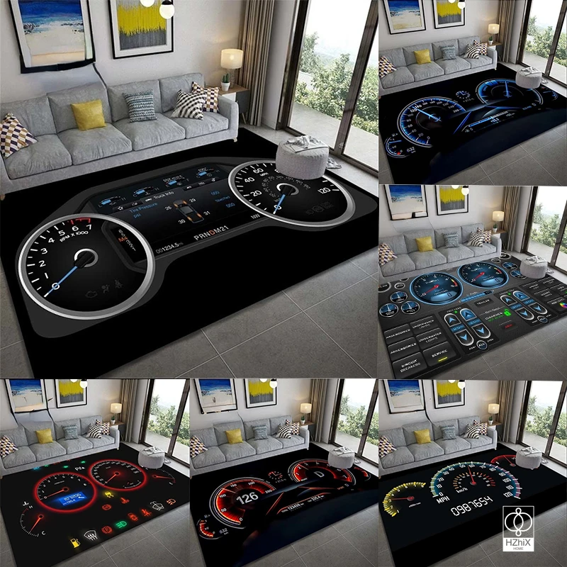 Trendy Car Dashboard Carpet Cool Fantasy Style Suitable for Entrance