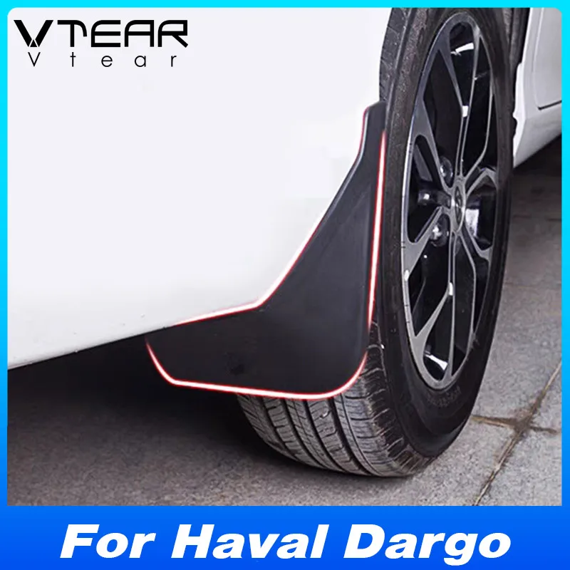 

Vtear Fender Cover Anti-Dirty Decoration Anti-Spatter Trim Car Exterior Mudguard Flaps Auto Accessories For Haval Dargo 2023