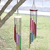 New 12 Tubes Wind Chimes Pendant Aluminum Tube Metal Pipe Wind Chimes Bells Balcony Outdoor Yard Garden Home Decoration 1PC 6