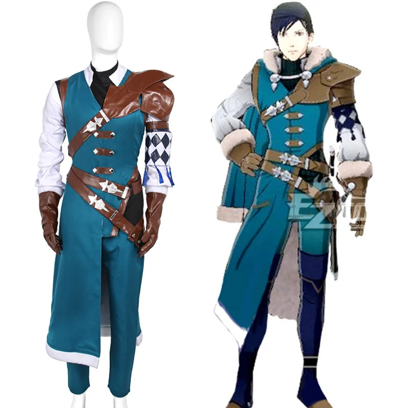 Gioco Fire Emblem Three Houses Costume Cosplay Felix Costume Cosplay Men Sodier Uniform Halloween Cosplay Suit Custom Made