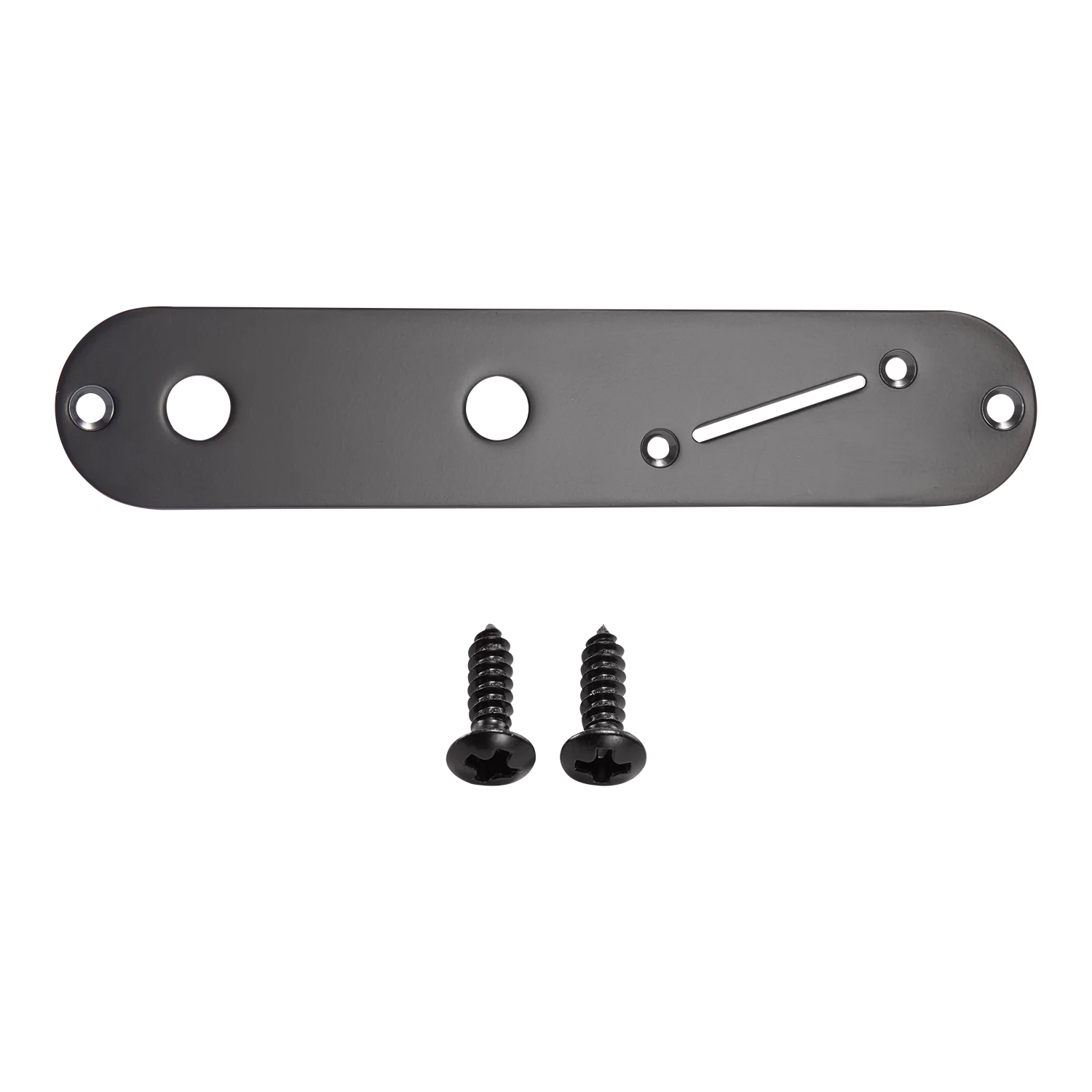 Kaish Black Tele Guitar Pickguard Scratch Plate with Hole for Mini