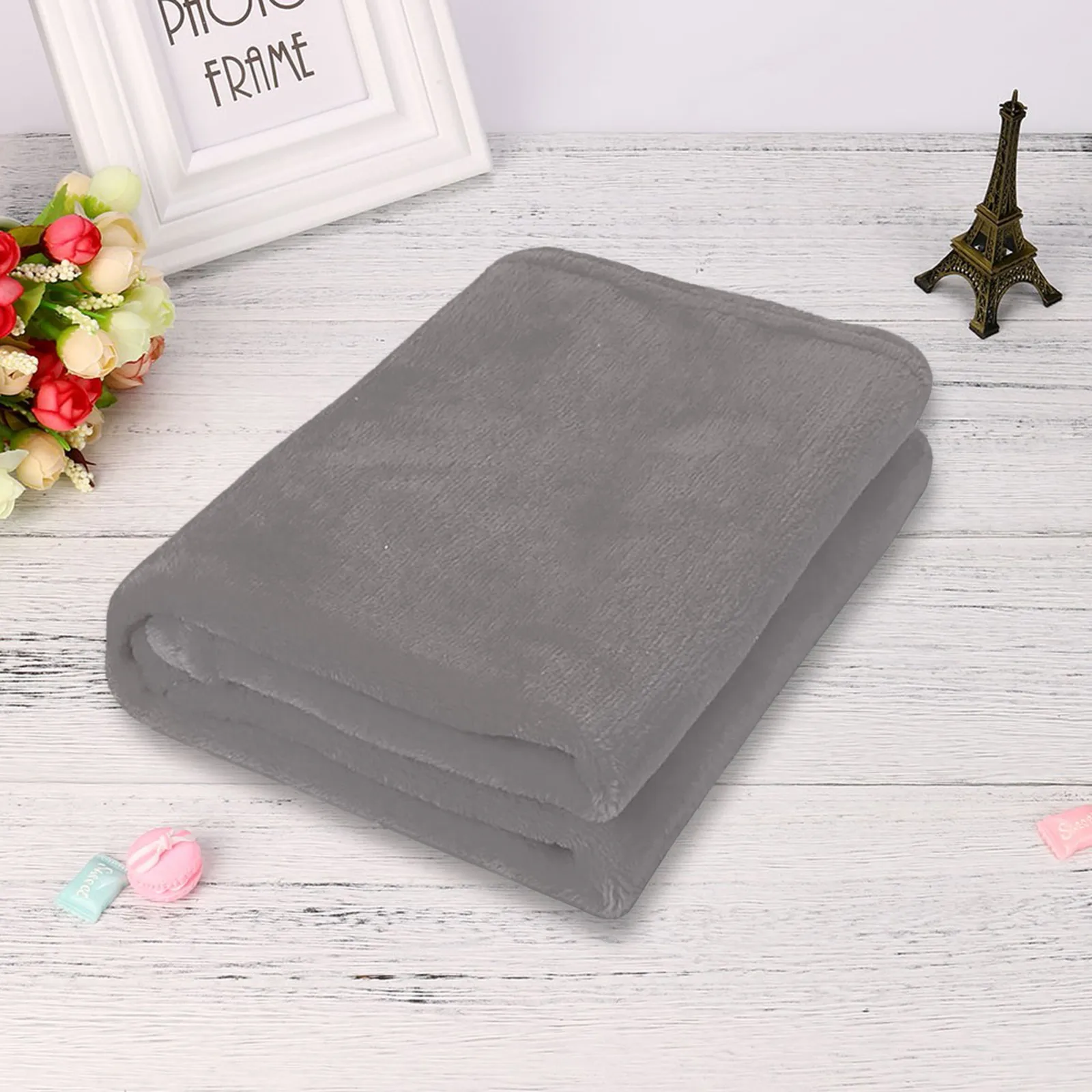 50X70CM Fleece Throw Blanket Extra Soft Warm Fuzzy Bed Plush Lightweight Microfiber Couch Sofa Blankets 4
