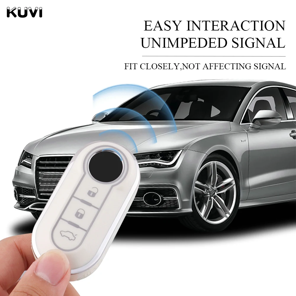 Premium TPU Flip Key Case Cover
