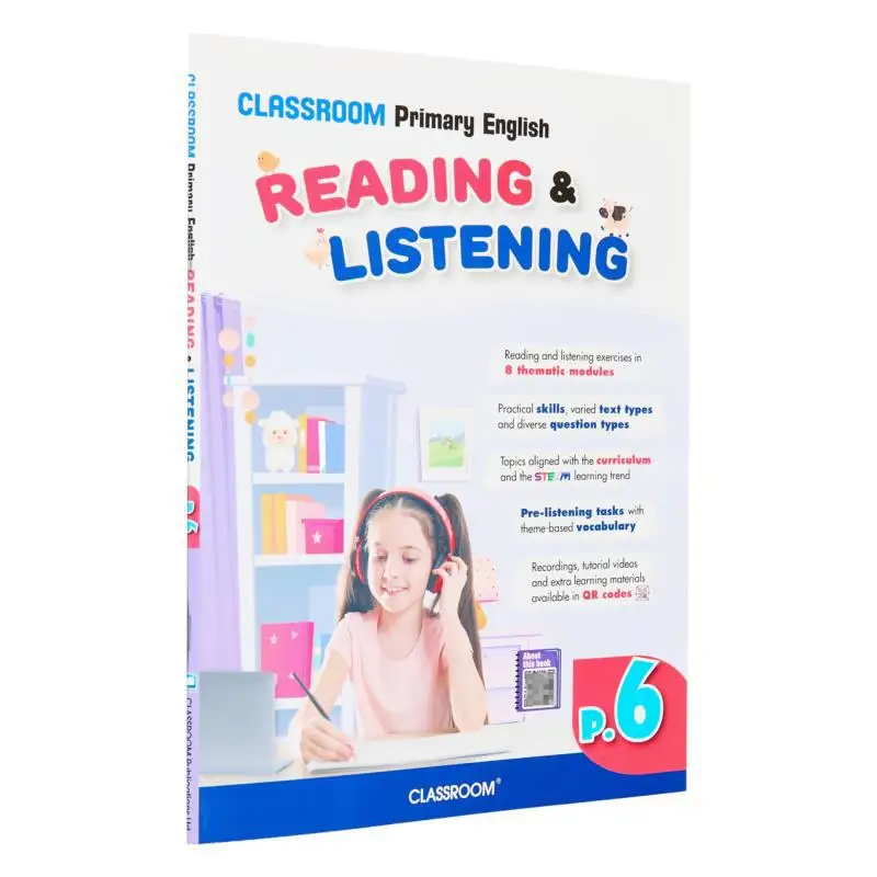 CLASSROOM Leitura primária Escuta P6 CLASSROOM ELT TEAM CLASSROOM 9789882315860 Livro